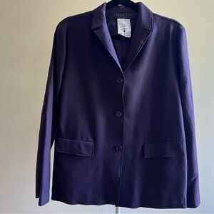 Harve Benard deep purple jacket. Size 12. EUC.